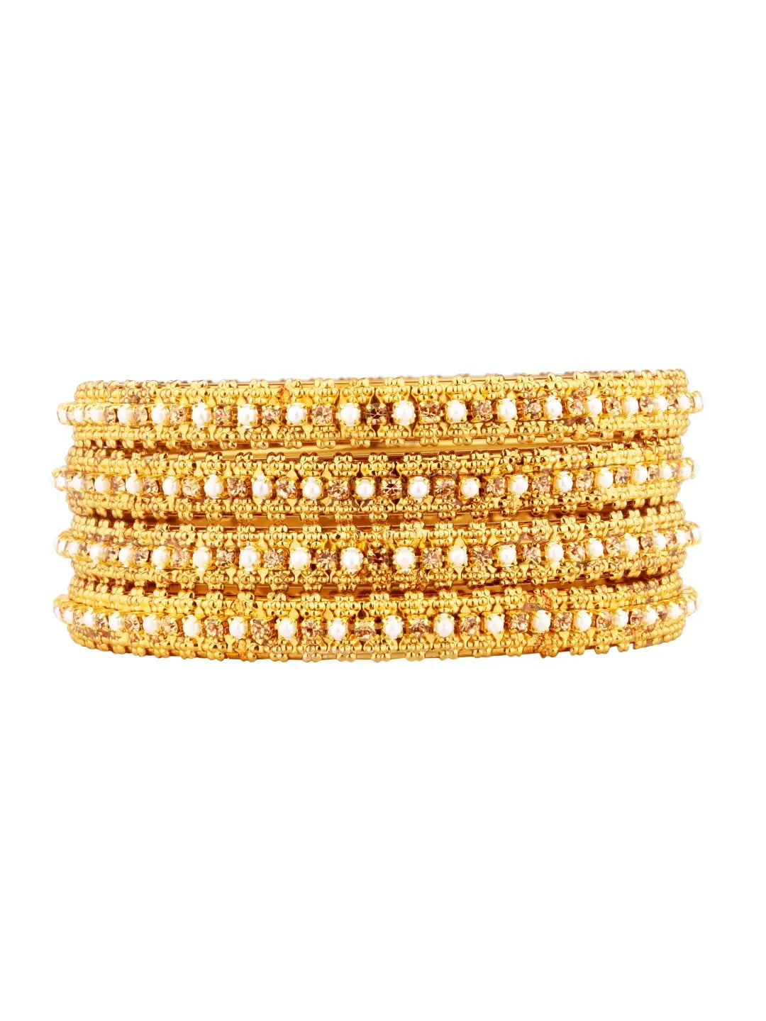 Gold Plated Sleek Bangles